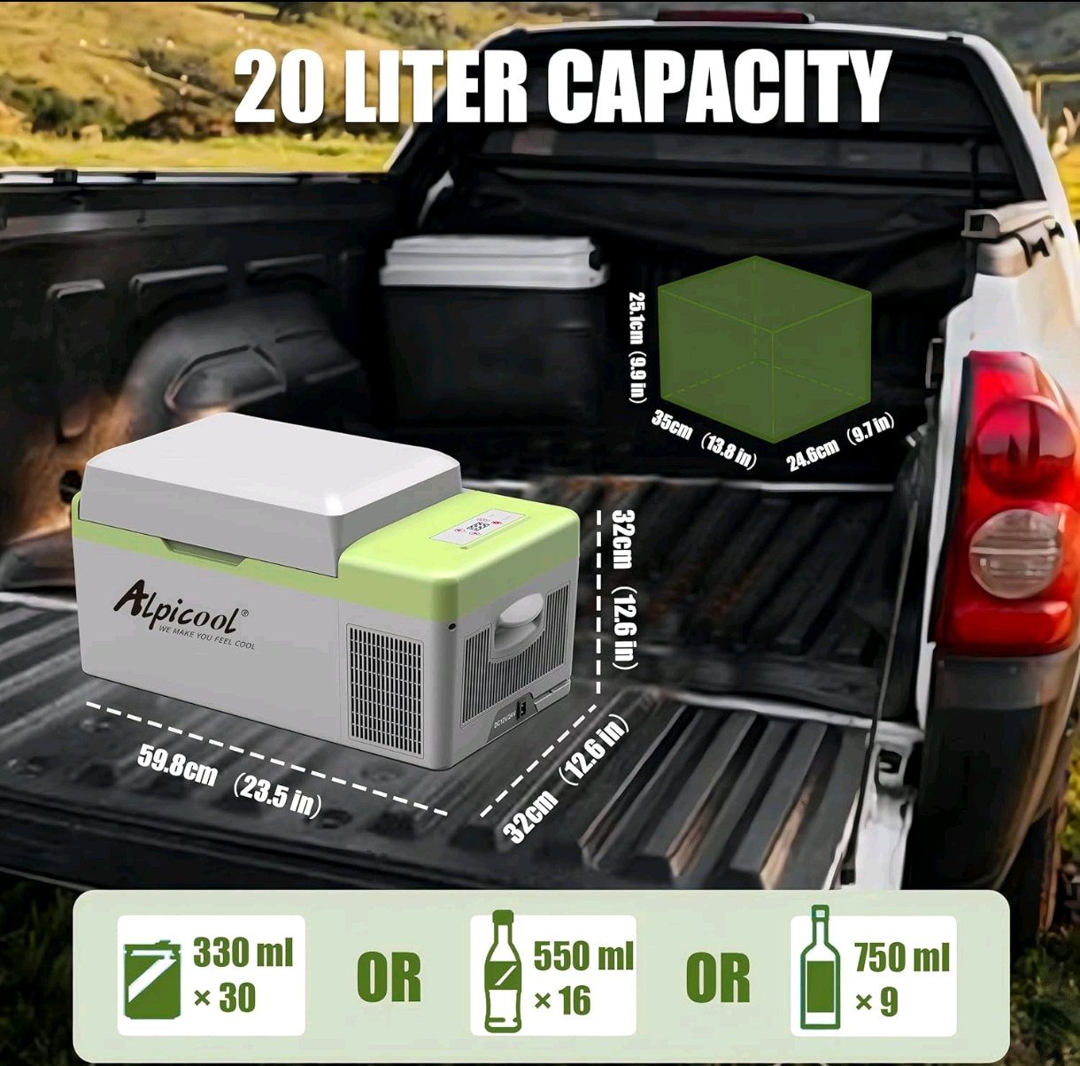 מקרר ALPICOOL 20L