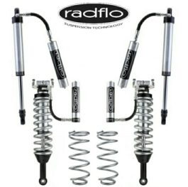 קיט הגבה 2″ לנד קרוזר 150/155 ארוך/קצר Radflo Shocks כולל מיכלים