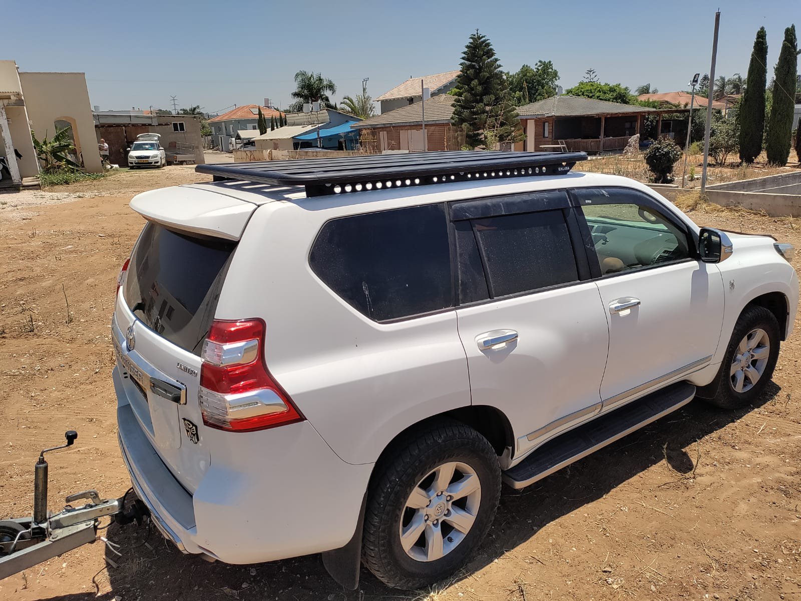 גגון אלומיניום שטוח מודולרי לטויוטה לנד קרוזר 150 ארוך – תמונה 4