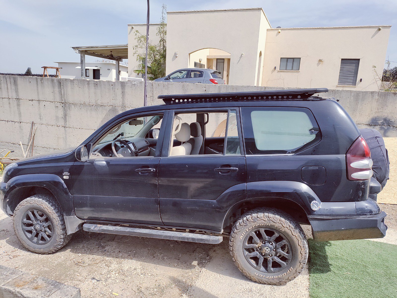 גגון אלומיניום שטוח מודולרי לטויוטה לנד קרוזר 120 ארוך – תמונה 6