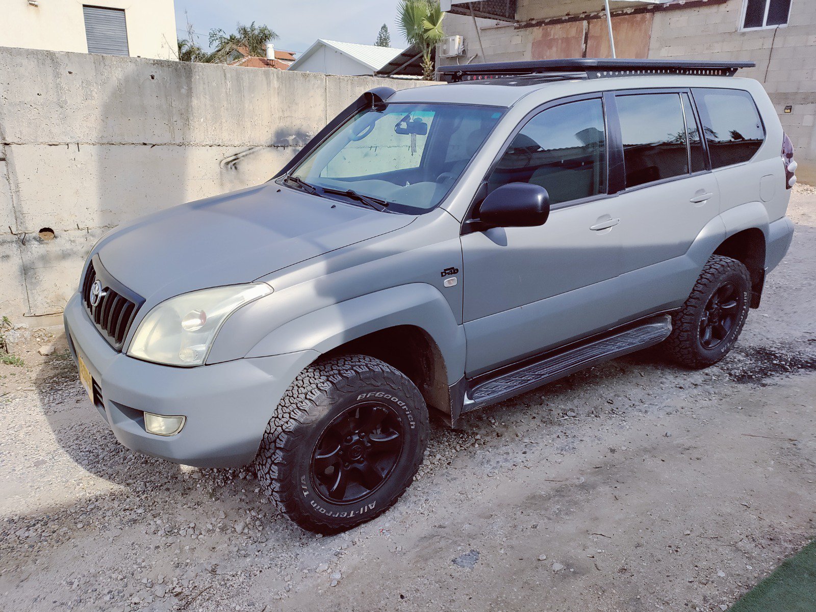 גגון אלומיניום שטוח מודולרי לטויוטה לנד קרוזר 120 ארוך – תמונה 8