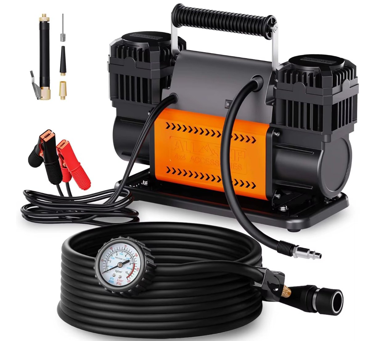 קומפרסור AUTO-STOP מפלצת 2 בוכנות 300 ליטר לדקה