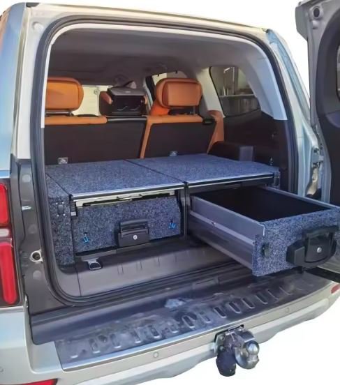 זוג מגירות מתכת חלק עליון נשלף 90X100X27