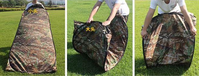 אוהל פרטיות פופ-אפ נייד לקמפינג דגם A